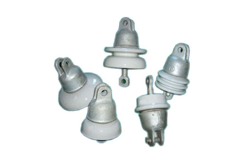 Small suspension porcelain insulator